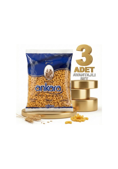 Ankara Makarna Dirsek 3x500 Gr