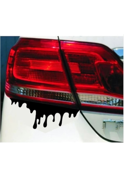2 Adet Kan Damlası Far Sticker, Araba Sticker, Oto Sticker S43