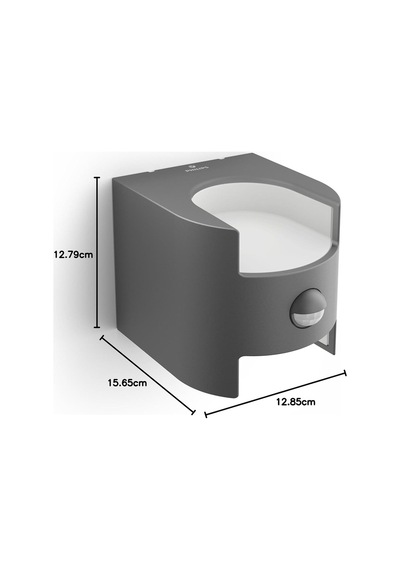 Mygarden Led Dış Mekan Duvar Işığı, 2 Ampül, Paslanmaz Çelik, 4.5w, Ip44, Metal, Çarkol Çok Renkli