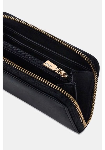 Guess Swvg9910140 Janie Slg Medium Zip Kadın Cüzdan Siyah