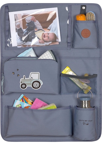 Lassig Happy Prints Organizer Tractor Mavi