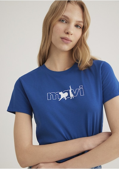 Mavi - Mavi Kedi Logo Baskılı Mavi Tişört 1611478-32213 Mavi Mavi - Mavi Kedi Logo Baskılı Mavi Tişört 1611478-32213 Mavi