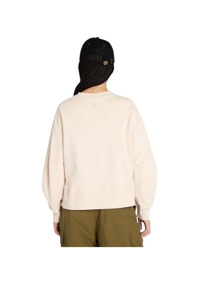 B0a41zbefl1-r Timberland Lush Comfort Crew Sweatshirt Kadın Sweatshirt Bej B0a41zbefl1-r Bej