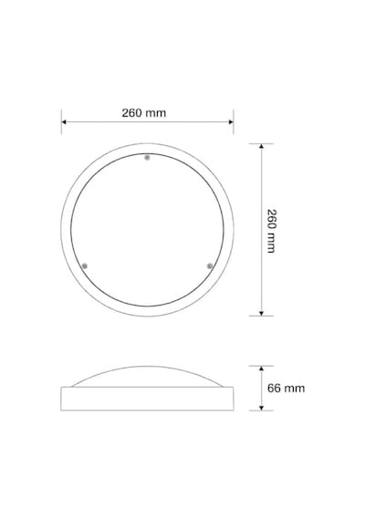 Ayrex 20w Led Tavan Lambası, Led Glop Armatürü 6500k Beyaz Işık Manolya Vl811020 Diğer