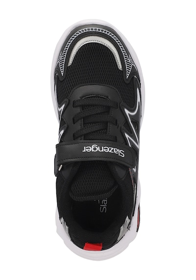 Slazenger KYRIE Çocuk Cırt Cırtlı Siyah / Kırmızı Günlük Spor Ayakkabısı