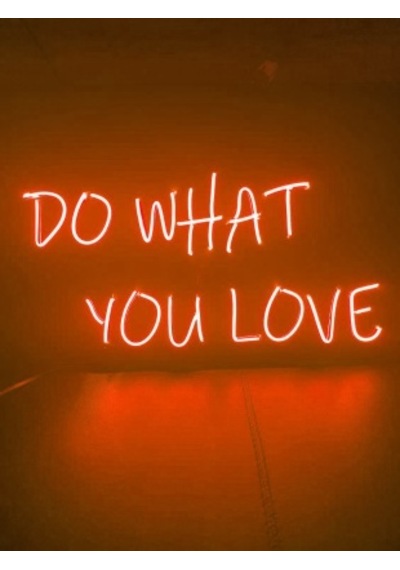 Do What You Love Neon Led Duvar Aydınlatması Neon Yazı Tabela
