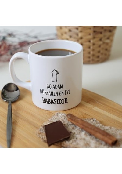 Bu Adam Silindir Kupa 10 Cm Acı Kahve
