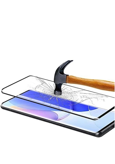Microcase Tecno Camon 40 Premier 5g Tam Kaplayan Çerçeveli Tempered Ekran Koruyucu -al3276