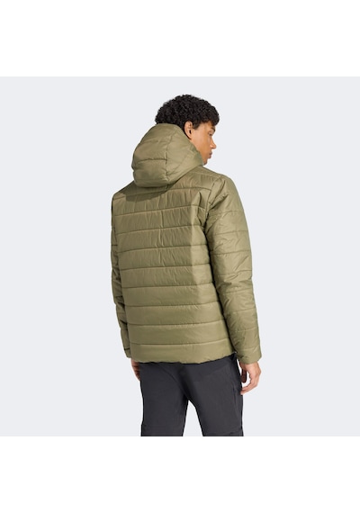 Adidas Terrex Multi Essentials Climawarm Yalıtımlı Kapüşonlu Erkek Yeşil Yürüyüş Montu Kb2186