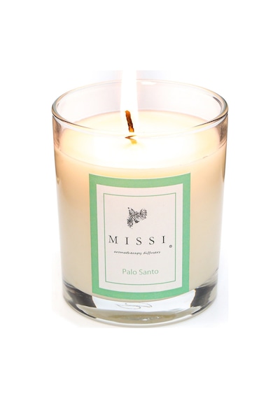 Missi Altın Metal Kapaklı Palo Santo Vegan Mum