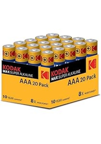 Kodak Max Super Alkalin 20 Adet - Aaa İnce Pil