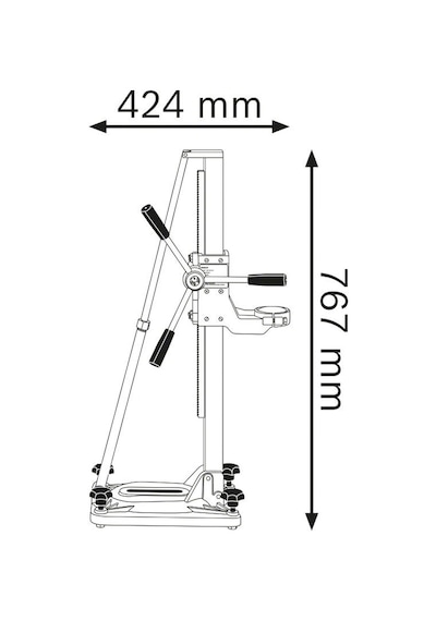 Bosch Professional GCR 180 Karot Sehpası - 0601190100