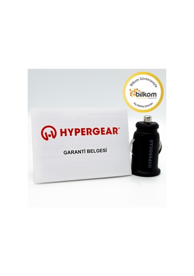 Hypergear 2.1A 2X Hızlı Araç Şarj Aleti Set Lightning Kablo Siyah