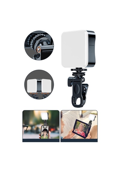 Klipsli Mini Led Dolgu Işığı Telefon Ve Tablet İçin Taşınabilir Aydınlatma Şarjlı Vlog Ve Selfi Çekim Işığı Kamera Telefon Uyumlu Siyah Klipsli Mini Led Dolgu Işığı Telefon Ve Tablet İçin Taşınabilir Aydınlatma Şarjlı Vlog Ve Selfi Çekim Işığı Kamera Telefon Uyumlu Siyah