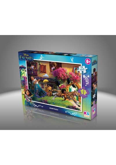 Disney Encanto Mirabel 100 parça Lisanslı Frame Puzzle/Yapboz