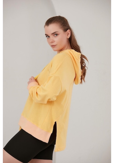 Alexander Gardi Alexandergardı Yanları Yırtmaçlı Sweatshirt (B22-37600)