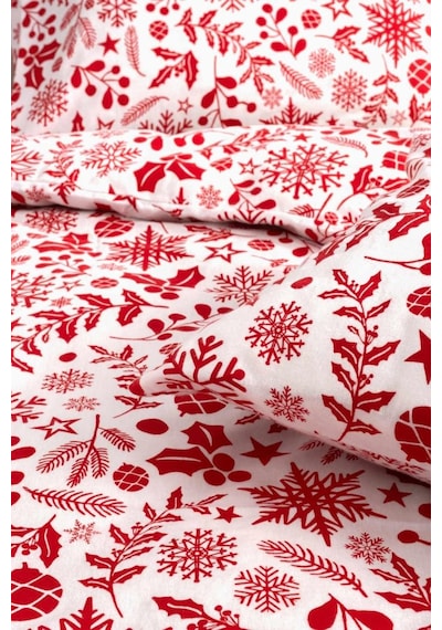 Cotton Collection Kışlık Pazen Tek Kişilik Nevresim Seti Floral Renkli