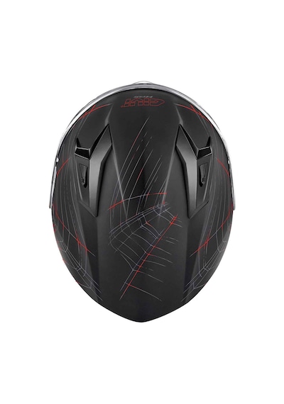 Givi 50.7 Phobia Kapalı Motosiklet Kaskı Mat Siyah - Kırmızı