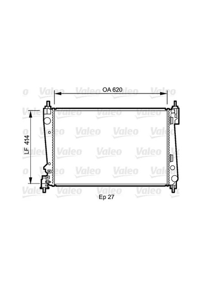 Opel Corsa D Motor Radyatoru 1.3 Cdti 2012-2014 A13dte A13dtr Z13dte Valeo 735041