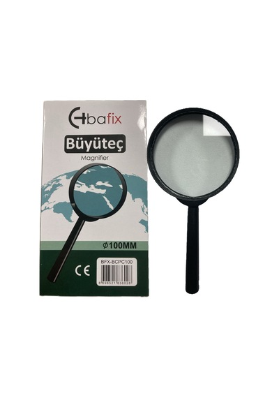 Bafix Büyüteç Cam Plastik Çerçeveli 100 Mm Büyüteç