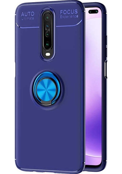 Xiaomi Poco X2 Kılıf Yüzüklü Magnetli Ravel Case