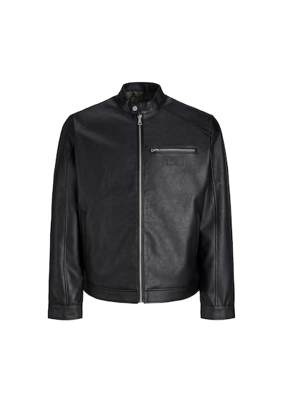 Jack&jones Orıgınals Erkek Yüksek Yaka Fermuar Kapamalı Ceket - Norrebro - 12301595 Siyah