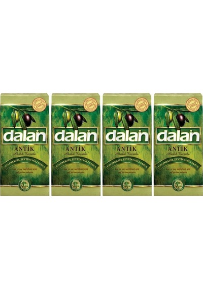 Antik Zeytin Yağlı Geleneksel Yeşil Kalıp Sabun 180 Gr X 4'lü Diğer