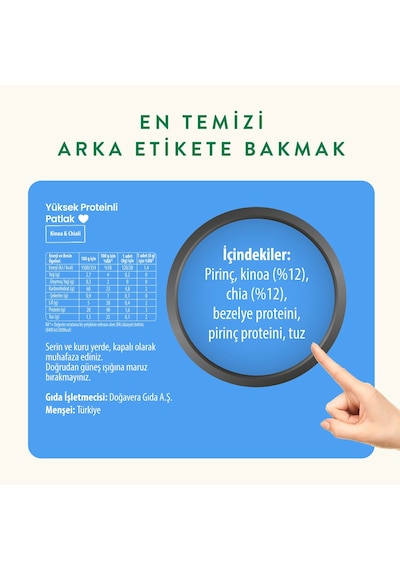 Wefood Kinoalı Protein Patlak 80 G 3'lü 8683347037742