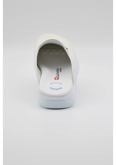 Term-0011 Quicksteps Professional Erkek Anatomik Ve Comfort Sabo Terlik Beyaz