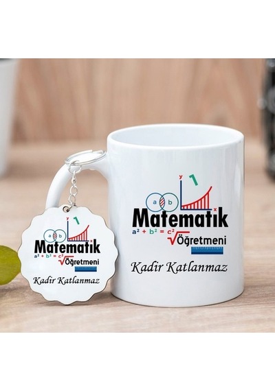 Matematik Öğretmeni Kupa Bardak Ve Anahtarlık Matematik Öğretmeni Kupa Bardak Ve Anahtarlık