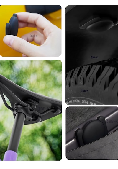 Apple Uyumlu AirTag Manyetik Kılıf 2'li Paket