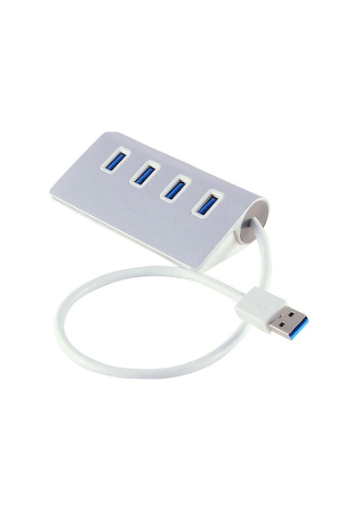 Usb 3.0 4 Port Alüminyum Kasa Usb 3.0 Çoğaltıcı Hub