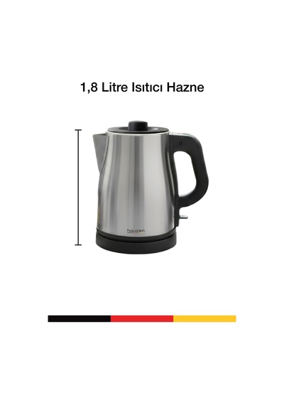 Hauzen Pro Dem 1.8 L Çelik Çay Makinesi