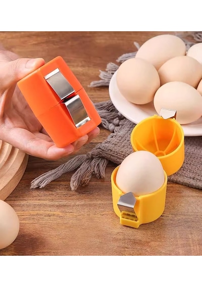 Hijyenik Pratik Yumurta Kırıcı Tek Hamlede Kolay Yumurta Kırma Aparatı Ve Mutfak Yardımcısı