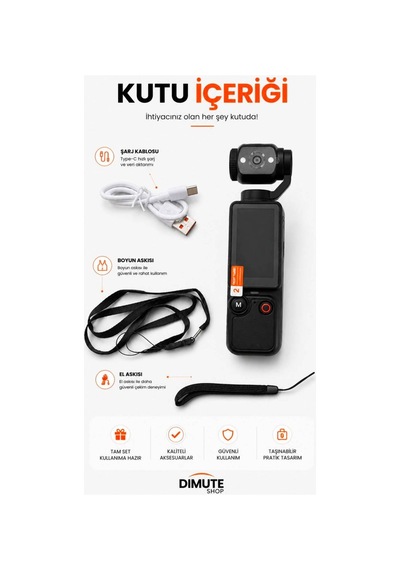 Q7 Aksiyon Ve Vlog Kamerası 2.5k Uhd 16x Zoom 180 Döner Lens Ekranlı Kamera Siyah - 888639321 Siyah