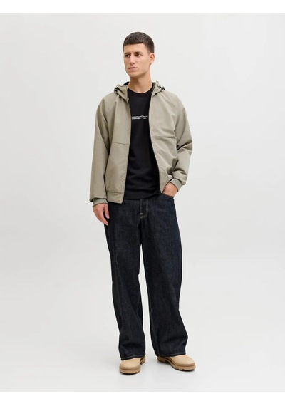Jack & Jones Jack&jones Jcofusion Chest Brand Tee Ss Erkek T-shirt 12289936 Siyah