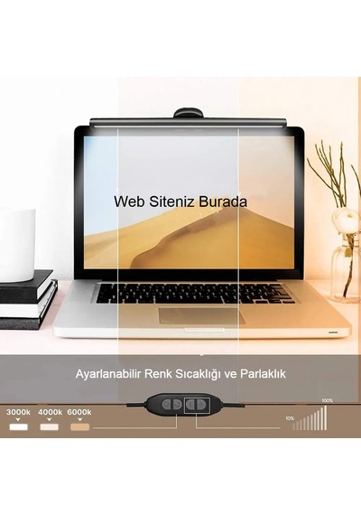 Laptop Monitör Işığı Göz Koruyucu Usb Kısılabilir Led Yansımasız