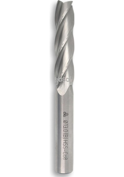 Mte 13 Mm Uzun Parmak Freze Hss-co8 Dın 844/b-n