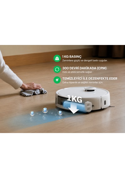 Akıllı Robot Süpürge S20