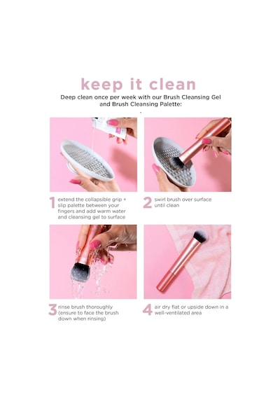 Real Techniques The Wanderer 8 Brush Kit Makyaj Fırçası Seti