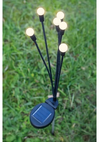 2 Adet Güneş Enerjili Led Bahçe Lambası