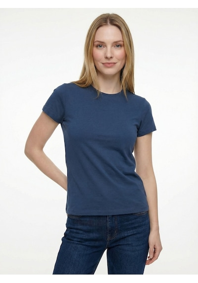 Kadın T-shirt Lf2042935 Navy Lacivert