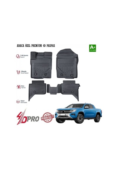 Amarok Araca Özel 4d Paspas 2022 2023 2024 2025