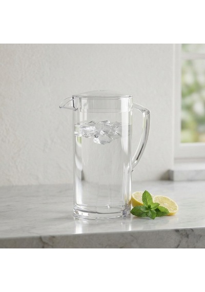 Tropic Kristal Sürahi Meşrubat Sunumu Yemek Masası Meyve Suyu Kabı