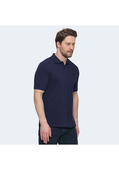 Lumberjack 5M MB CT953 POLO T SH 5FX Erkek Lacivert Tişört