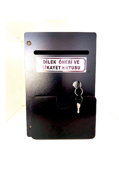 Cepli Ahşap Dilek Öneri Şikayet Kutusu