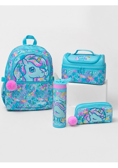 Smiggle - Bright Eyes 4'lü Okul Çanta Seti Çok Renkli