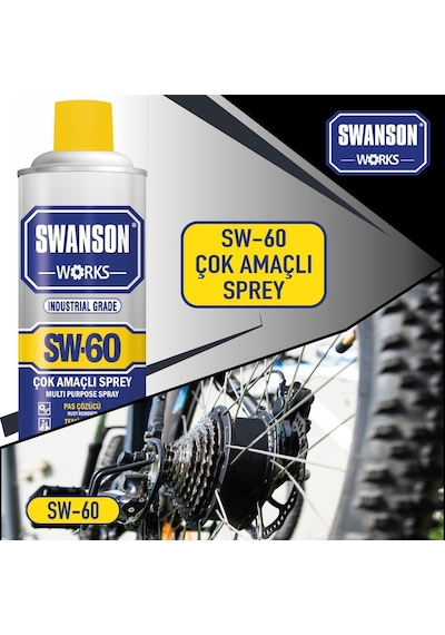 Swanson Works Sw-60 Pas Sökücü Korozyon Önleyici Çok Amaçlı Sprey - 400 Ml