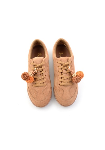Bambi Taba Süet Kadın Sneaker K01791074172