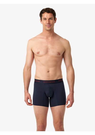 Blackspade Erkek Boxer 2li Paket Comfort 9618 - Lacivert Kırmızı Lacivert - Kırmızı